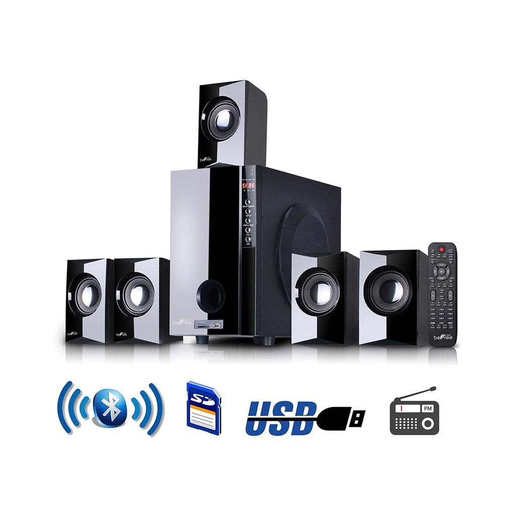 Remote System Speaker Surround Bluetooth 5.1 w/ beFree Sound Sound CA