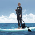 Kayak ft Inflatable 10 Seat SKYSHALO Up with Board Board Accessory Stand Paddle