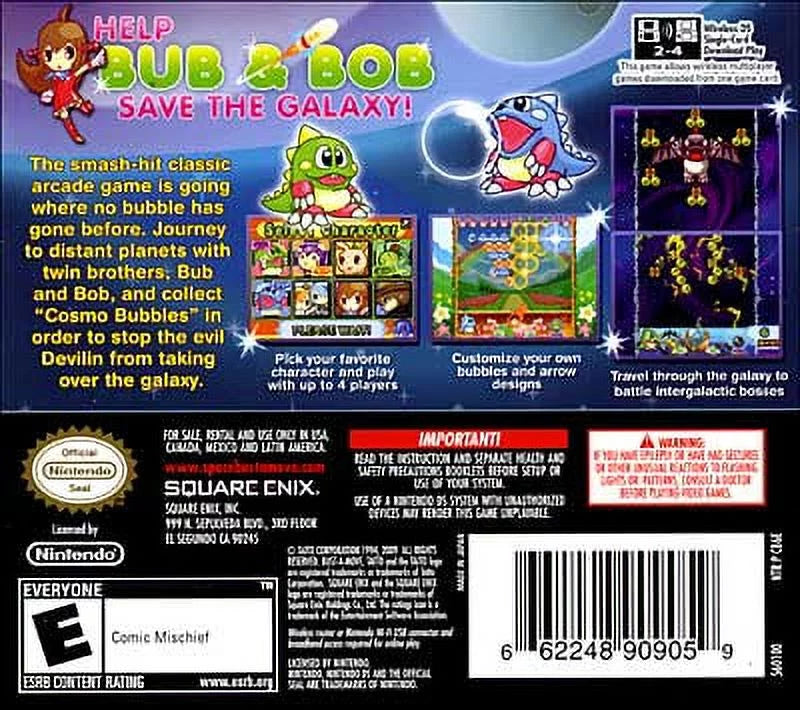 Nintendo DS Space - Bust-A-Move