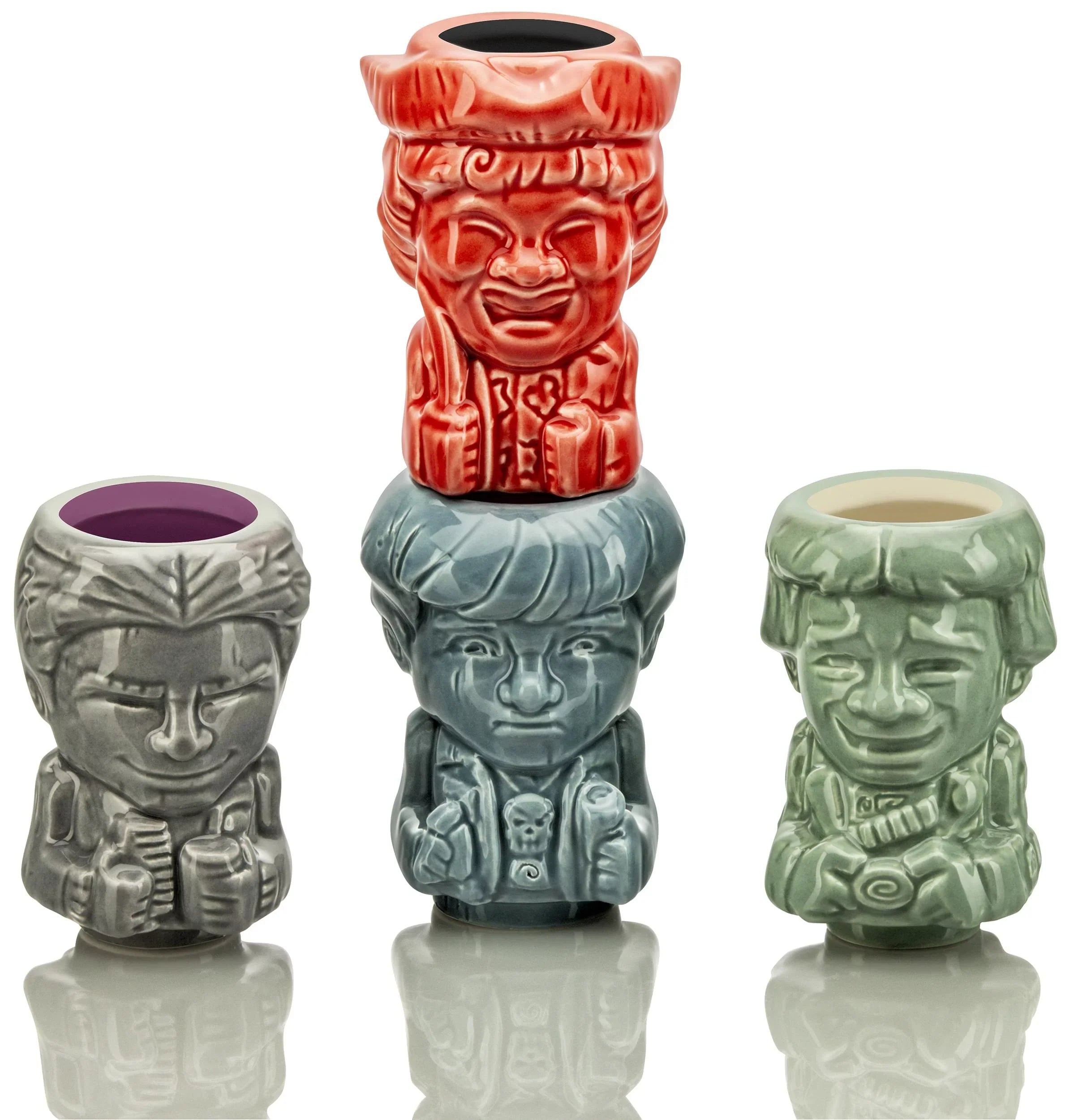 The Tikis | Data, Chunk, Goonies Mouth Mikey, Mini 4-Pack Geeki Muglet