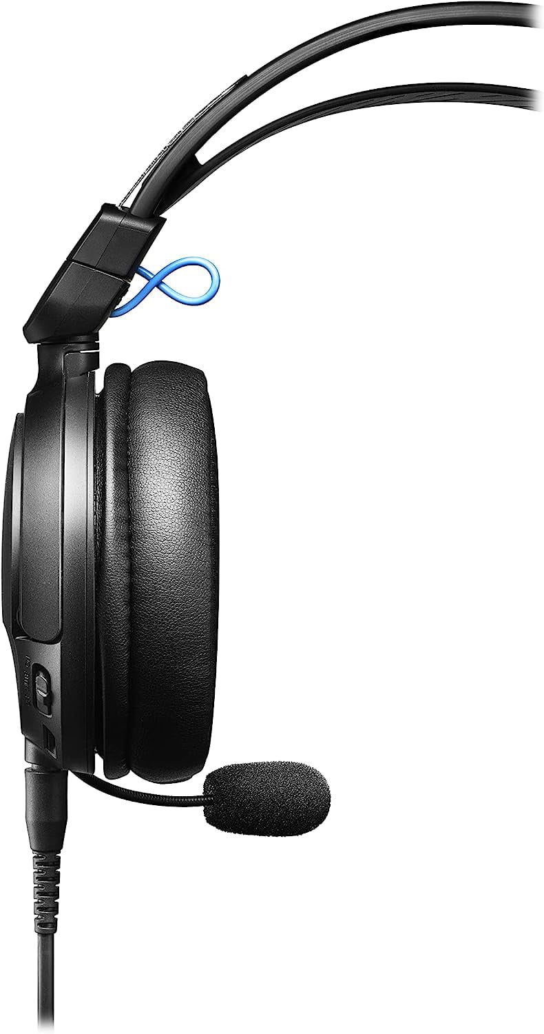 Black/Blue Additional Gaming Audio an Protect with Epic - Wired Year Coverage (2022) by 2 Headset Technica ATH-GL3BK Closed-Back