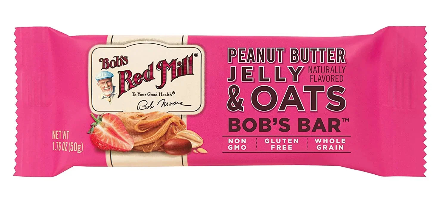 Mill Jelly Red Butter -- & Oats Bars Bar 12 Bob's Bob's Peanut