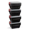 Box Container 8 Lockable Pack) Rubbermaid Latch Storage Gallon Plastic (4