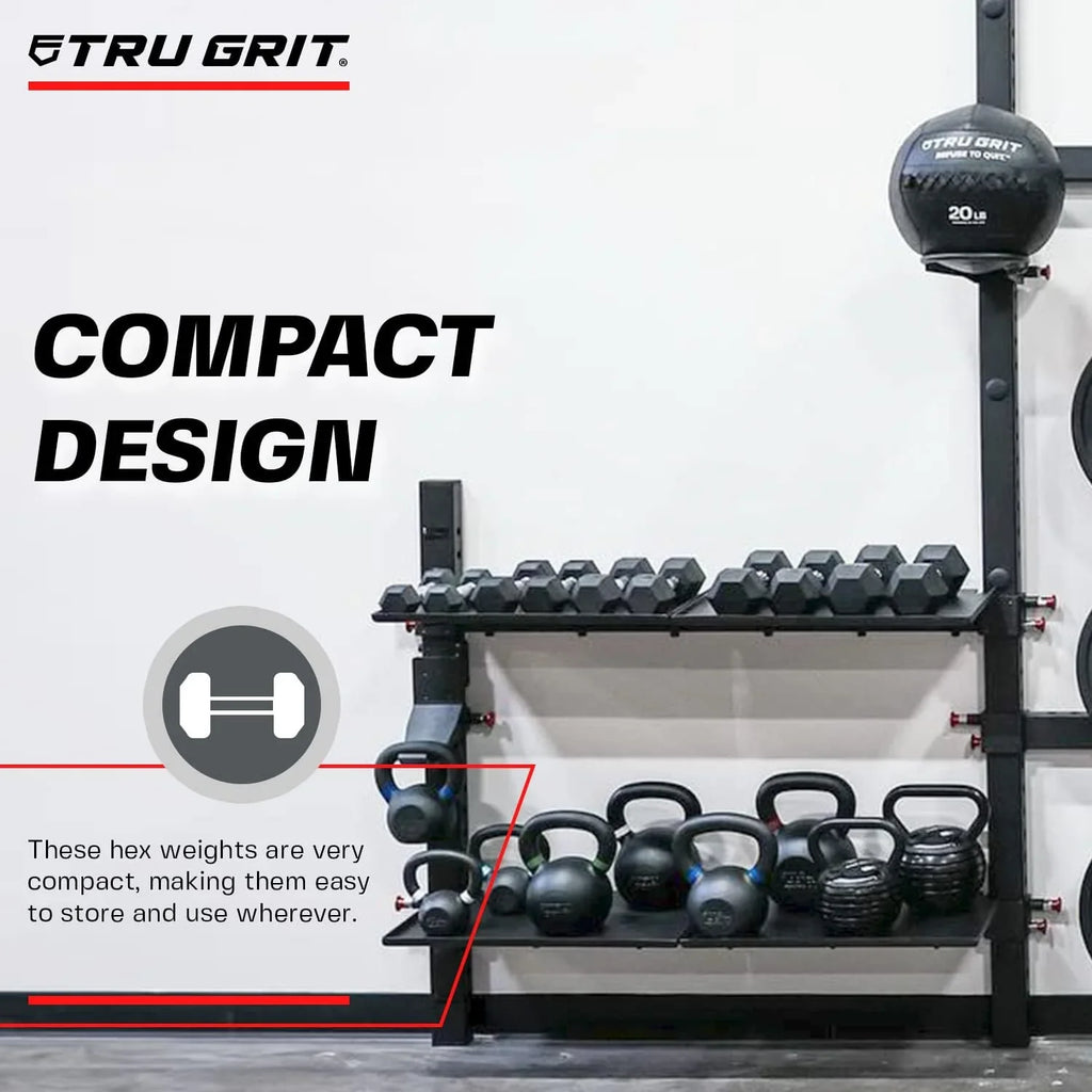 And Dumbbells Hex Heads, Chrome-Plated With Steel Dumbbells Fitness TPR Hexagon-Shaped - Rubber Rubber-Encased Designed Ends Handles, TPU