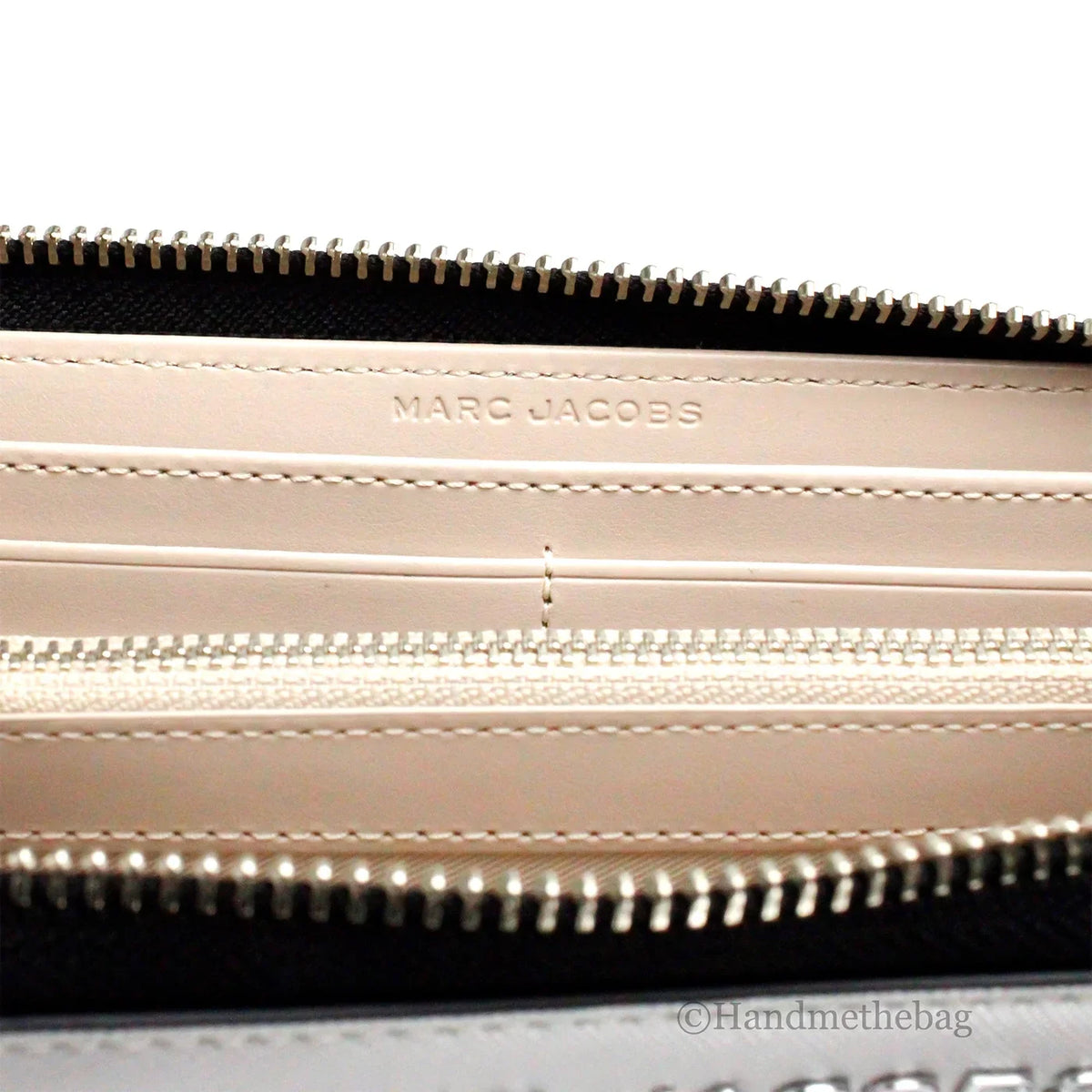 Crossgrain Continental Large Cotton Leather Clutch Zip Marc Wallet Jacobs Around