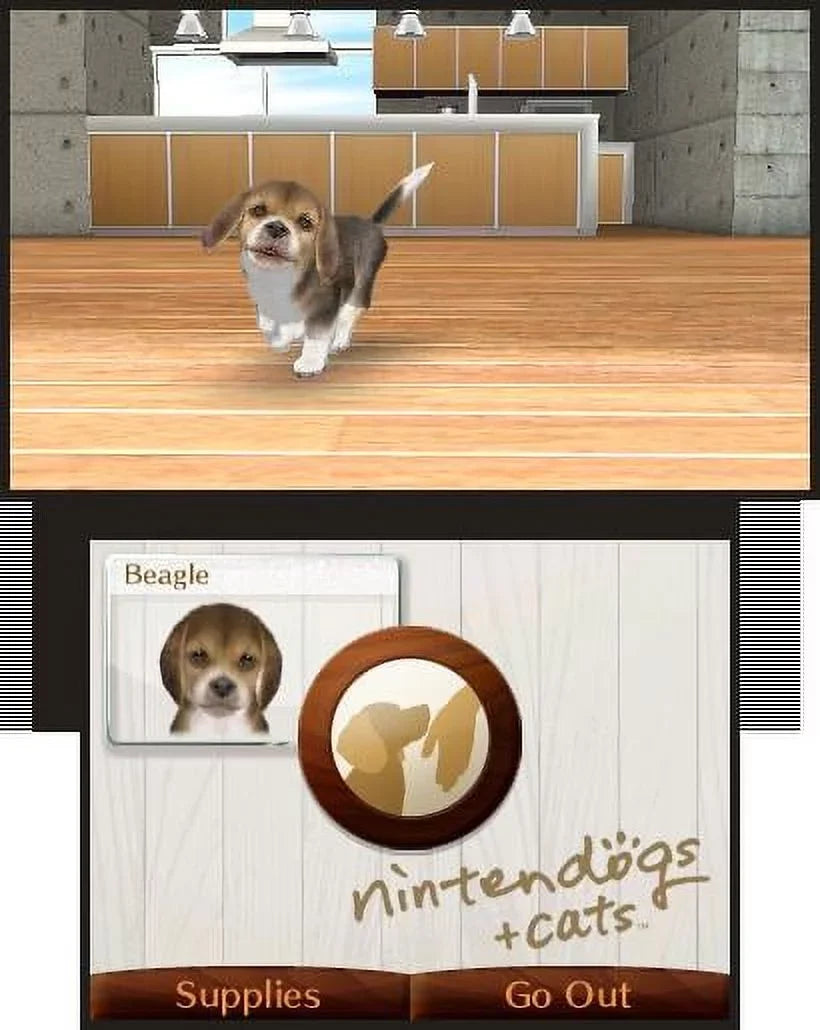 Cats: 3DS Nintendo New + Friends and Nintendogs Toy Poodle