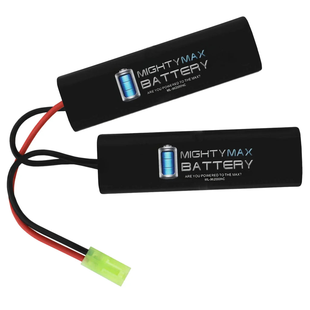 BATTERY AIRSOFT AEG EBB REPLACES RIS NiMH 9.6V AMR-4 2000mAh NUNCHUCK