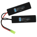 BATTERY AIRSOFT AEG EBB REPLACES RIS NiMH 9.6V AMR-4 2000mAh NUNCHUCK