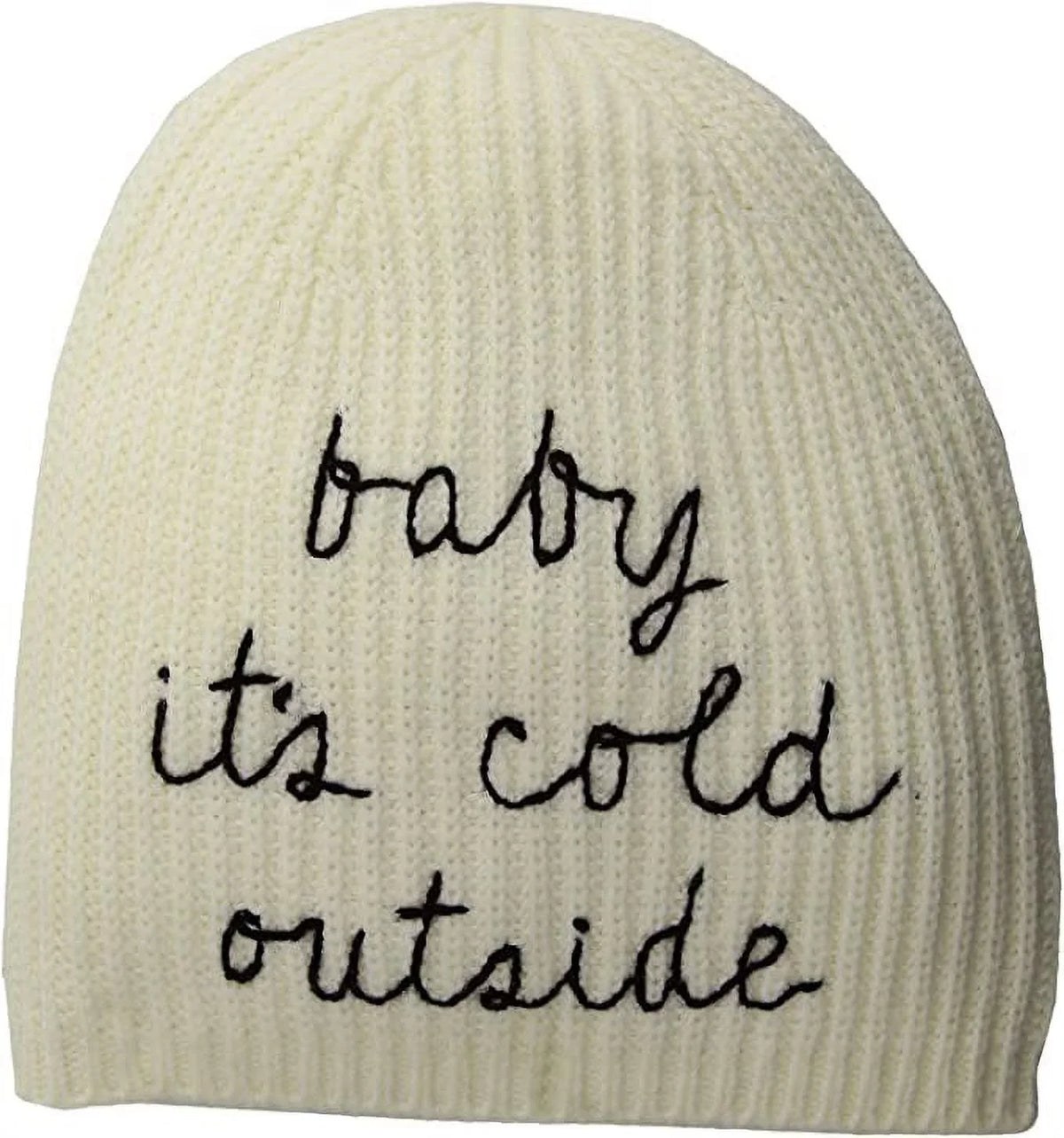 York Beanie Baby It's Cream/Black New Kate Spade Outside Cold