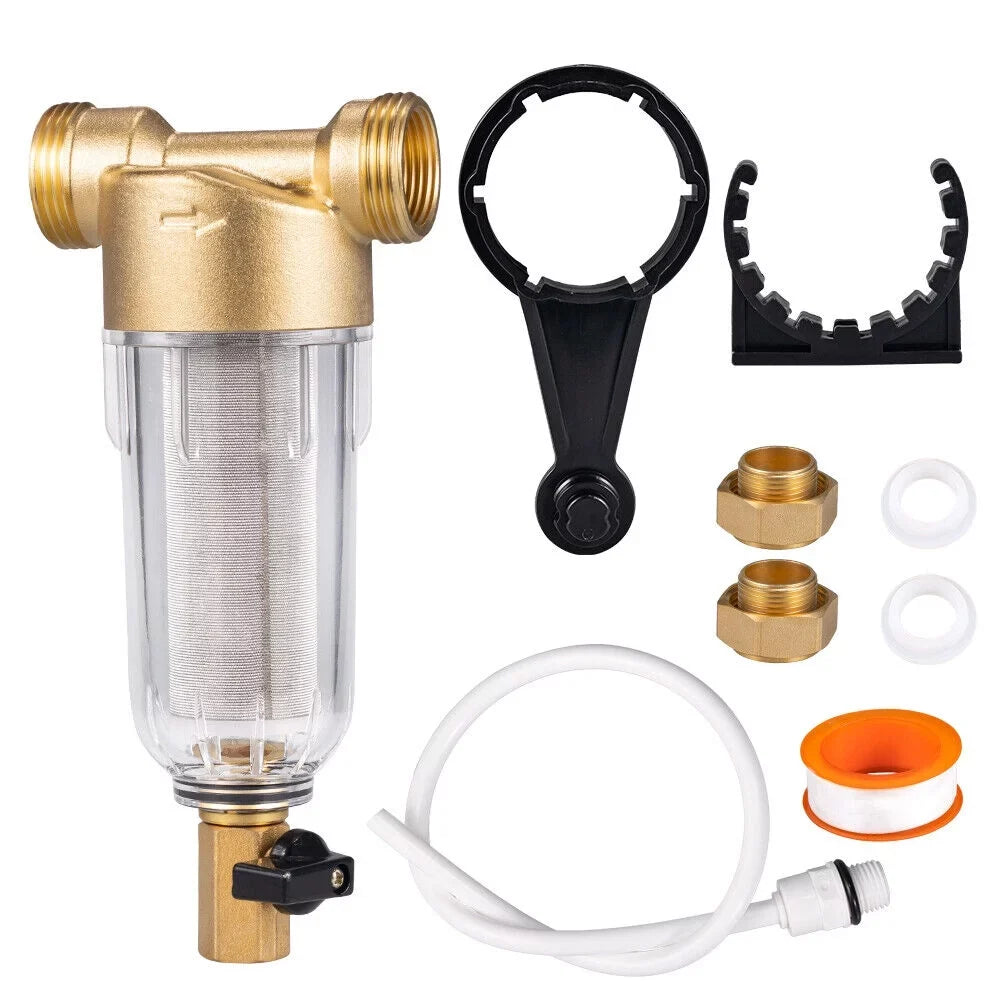 Water Water Pre-Filter Down House Filter 2X 50 System/whole Sediment Spin Micron