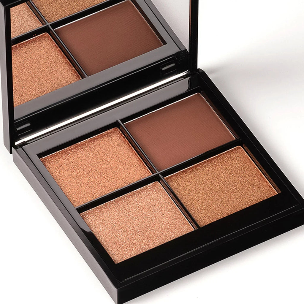 Palette of Pigmented, / Shimmer Makeup with Nights Pigments Neutral Mojave ZERO Cool-Toned 0.183 - Eyeshadow Quad a and 5.2g Oz. - Mix Eyeshadow PHASE Palette Matte -