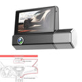 Video Front And Dual Cam Inside And Dash DVR Recorder Lens Car Camera Rear