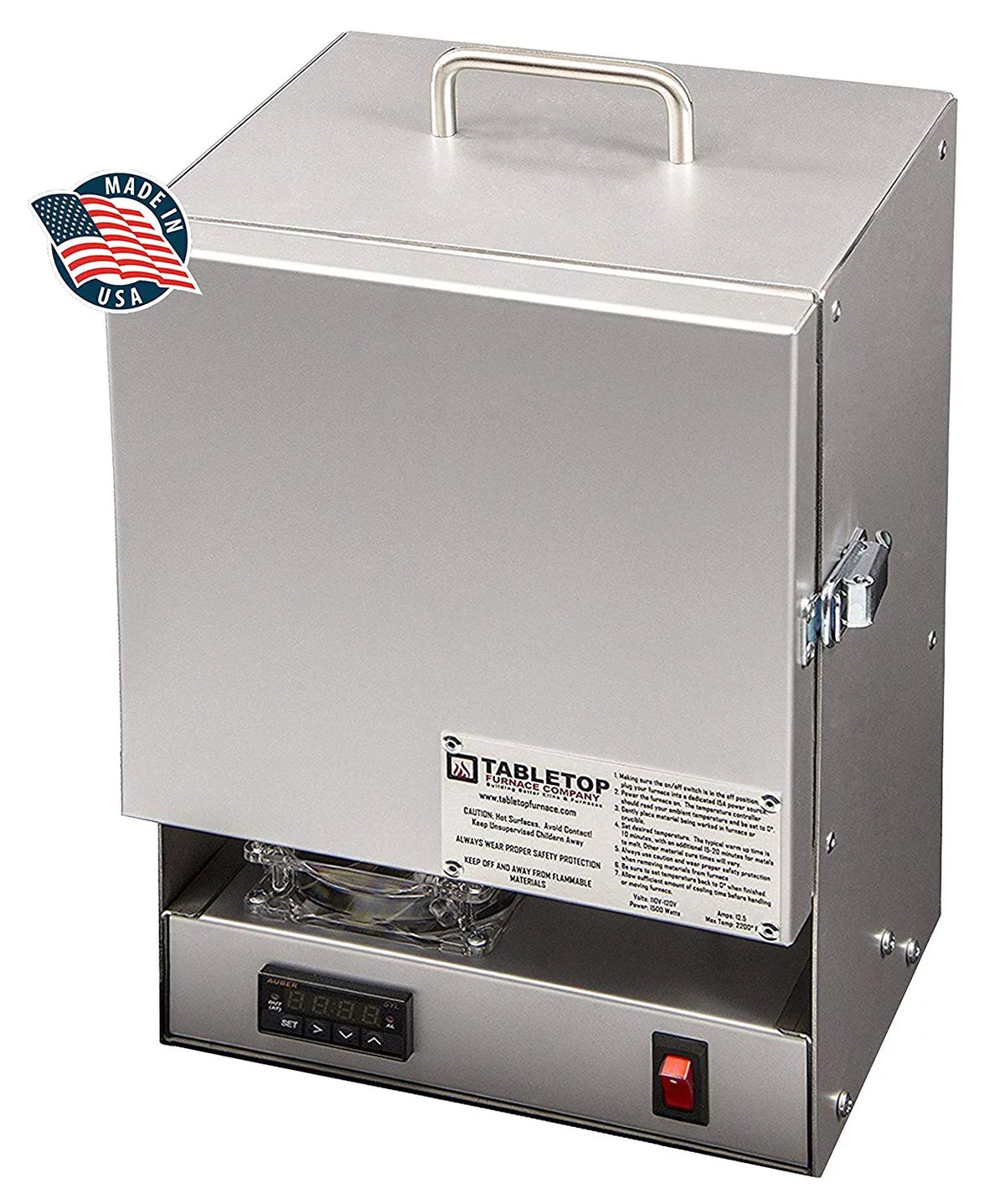Company Metal Firing Kiln Steel Making Tabletop Stainless Clay Ceramic Jewelry FUR-0056 RapidFire Pro-L Enameling Furnace Furnace - Electric
