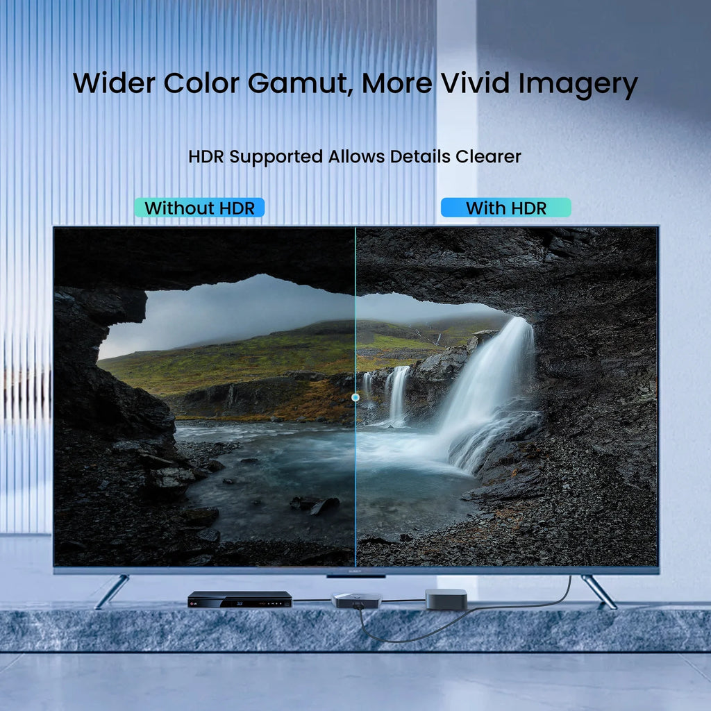 2.1 1 Splitter NS HDMI HDR Switcher 2.1 Out, NEWCARE ft Selector HDMI 3 HDMI Roku 2.6 in Switch Dolby HDMI Cable, 4K@120Hz Switch 3D Box Fire Stick with Supports 3 Atmos Port 8K@60Hz PS4/PS5 Xbox for