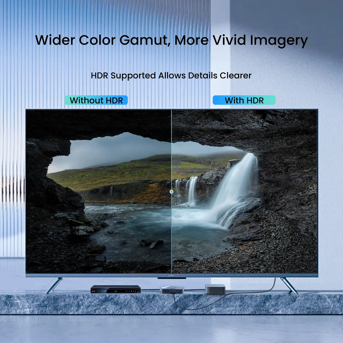 2.1 1 Splitter NS HDMI HDR Switcher 2.1 Out, NEWCARE ft Selector HDMI 3 HDMI Roku 2.6 in Switch Dolby HDMI Cable, 4K@120Hz Switch 3D Box Fire Stick with Supports 3 Atmos Port 8K@60Hz PS4/PS5 Xbox for