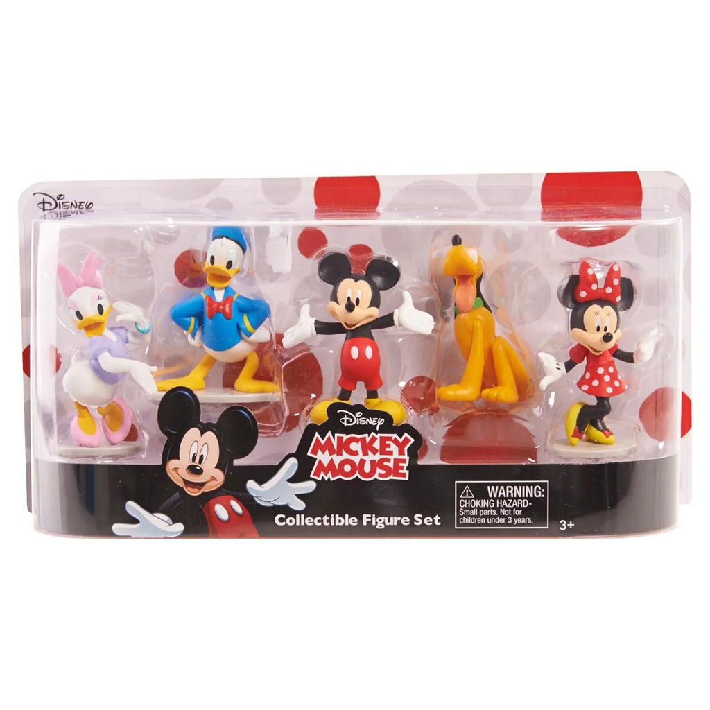 Officially Mickey Presents Gifts 5 Disney Mouse Ages for Up, Licensed Kids Set, Collectible Toys and Figure Pieces, 3