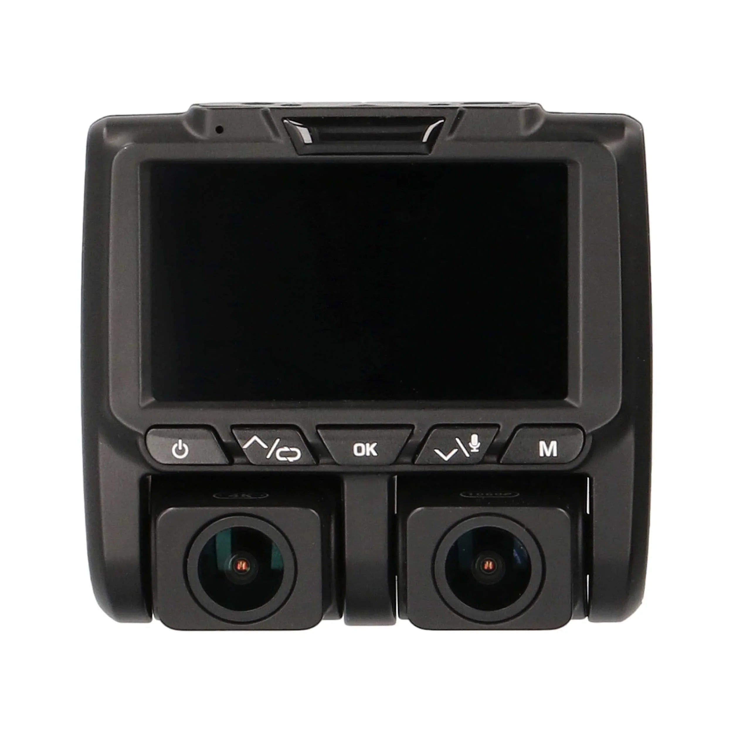 w/ Built-in Screen Camera Dual-View TE-DVR-DL4K Dash DVR Viewing 3" iBeam & 4K