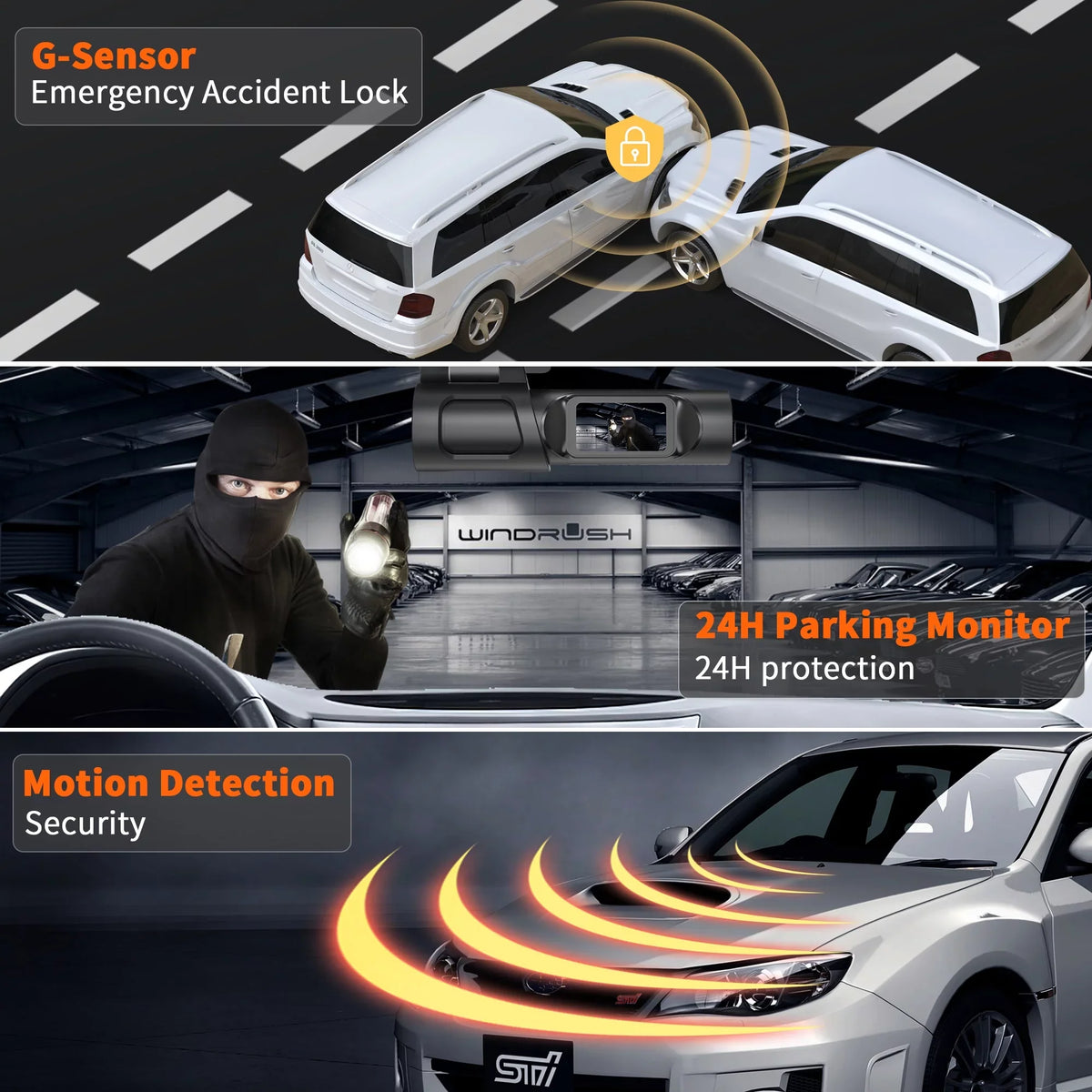 Dash Rear NEXPOW Wide Support Capacitor, GPS, Screen, 4K 1.47" 24H Car Parking WDR, IPS Angle, Vision, Super with Dash Camera Night Mode, Max Cam, with Cam 128GB Built-in 170° Front and