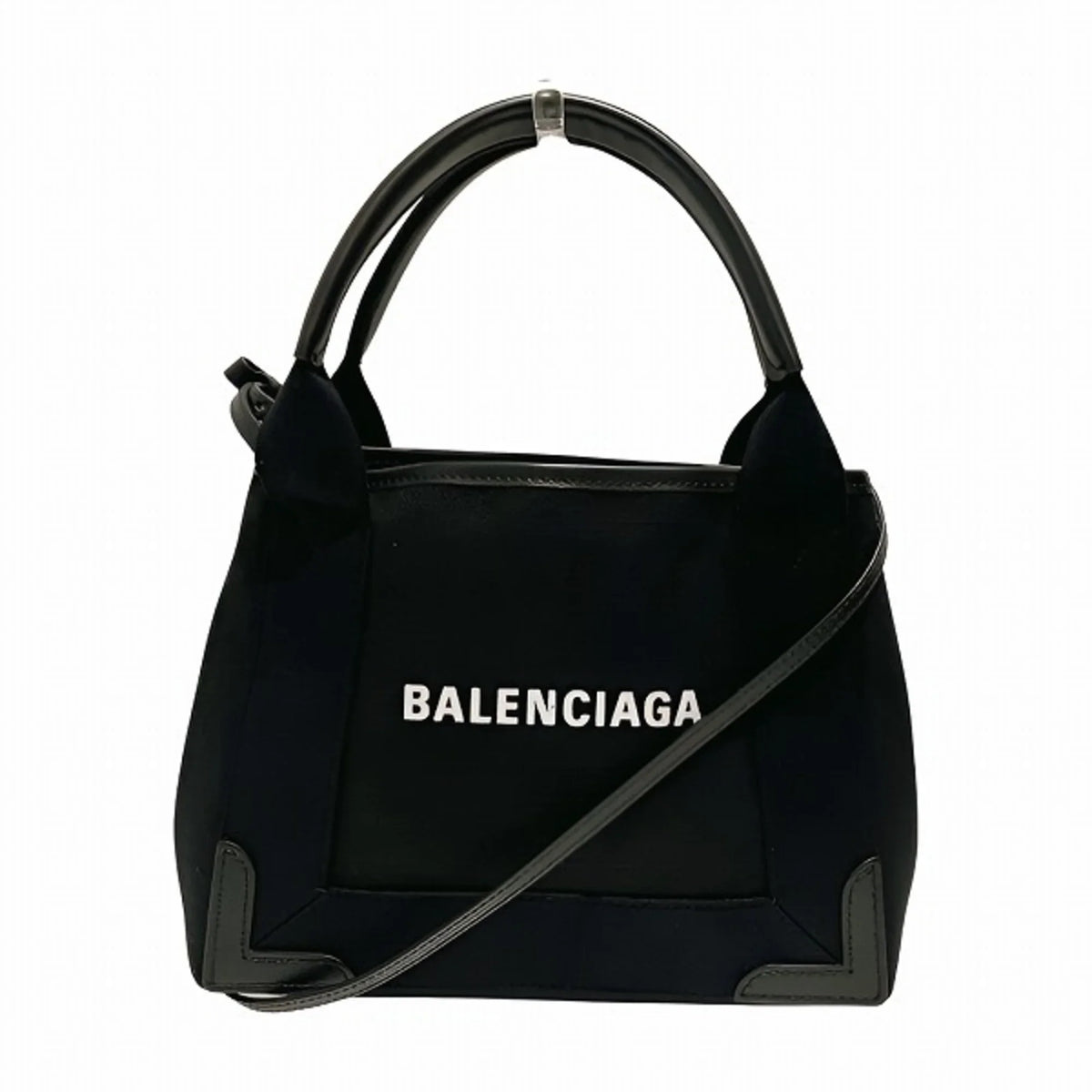 Pre-Owned Navy 390346 Shoulder Bag XS Balenciaga Cabas 2WAY Ladies (Good) Handbag