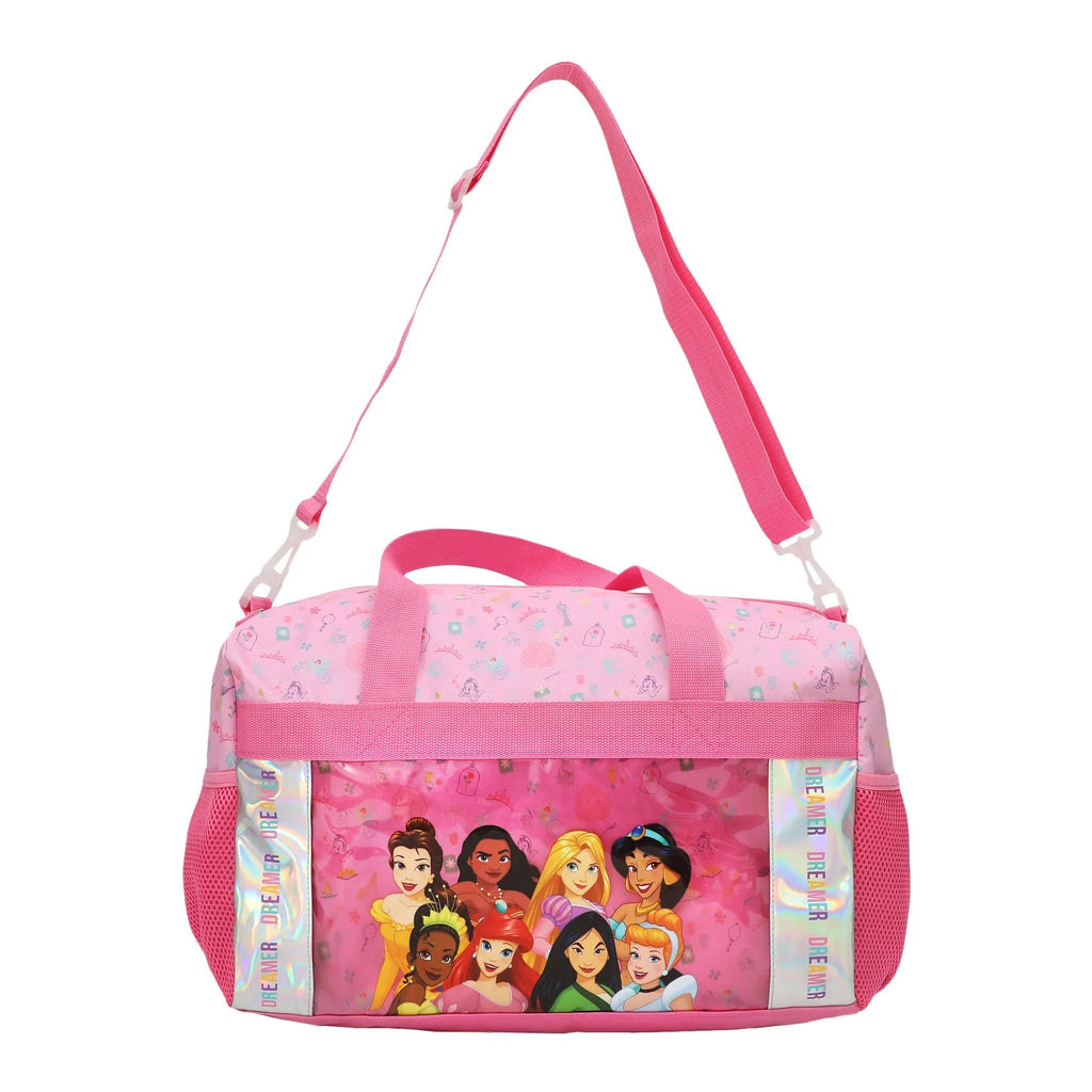 Girls 5-Piece Pink Kids Set Princesses Bag Disney Youth Duffle
