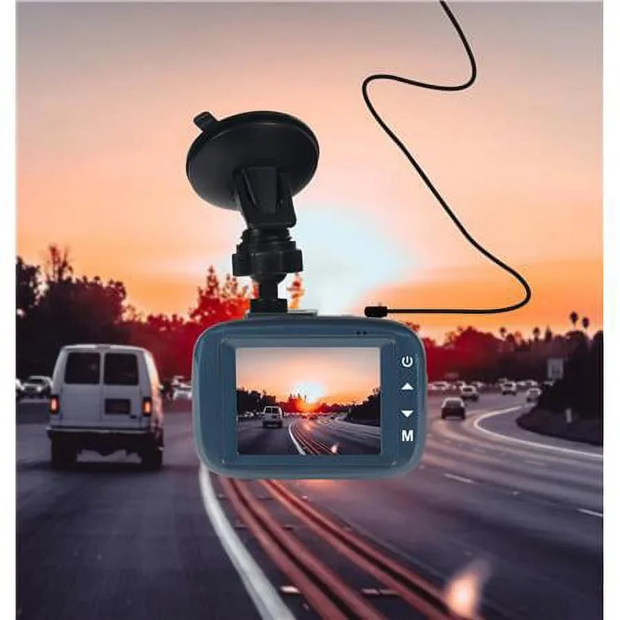 Blue 12MP MNCD250 Cam, Screen LCD Dash 2.2" Full HD