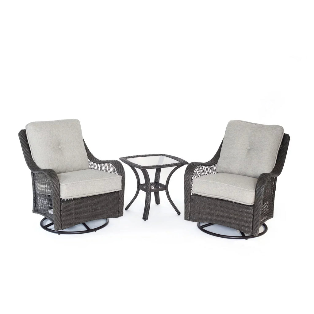 Set Chat Patio Gray in Cambridge Merritt 3-Piece