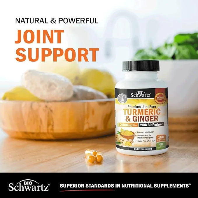 | and Ct BioSchwartz root with Max Absorption BioPerine Turmeric Potency and Ginger 160 |