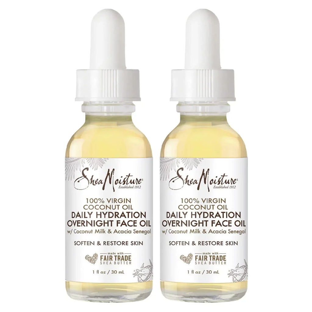 Face All Hydration, Skin Of Care, Overnight 100% Oz Sheamoisture Coconut For Oil Virgin Pack Daily Ea Skin For 2-1 Oil Types,