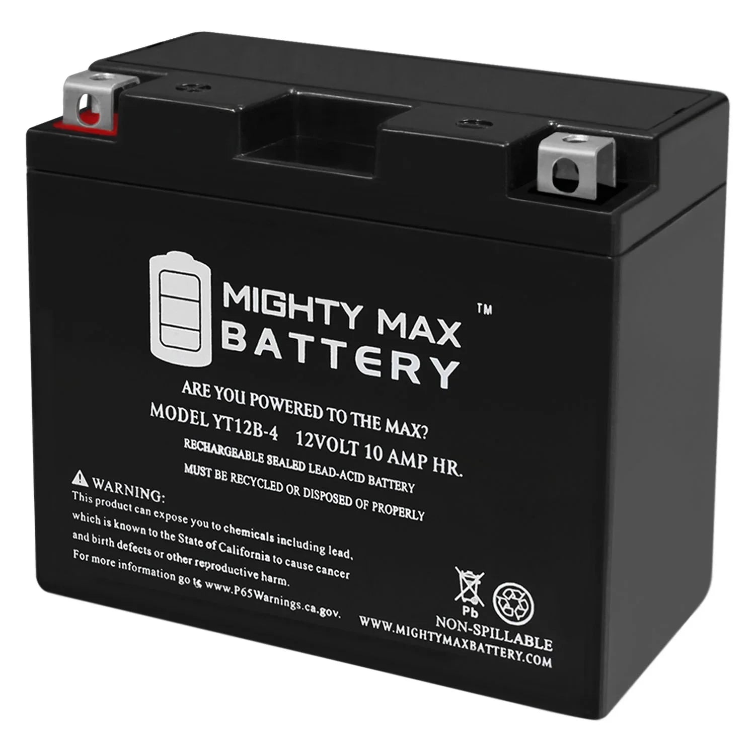 for 12V PC545 10Ah SLA Replacement YT12B-4 Odyssey Battery