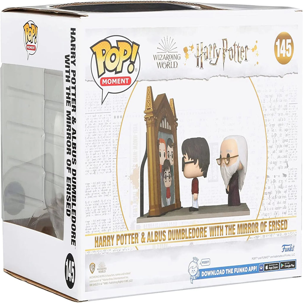 with Vinyl The and Moment Collectible, Funko: Harry Movie Exclusive Erised, Collection Wizarding World Dumbledore Potter Albus Mirror POP! Today, Item! Your Grow