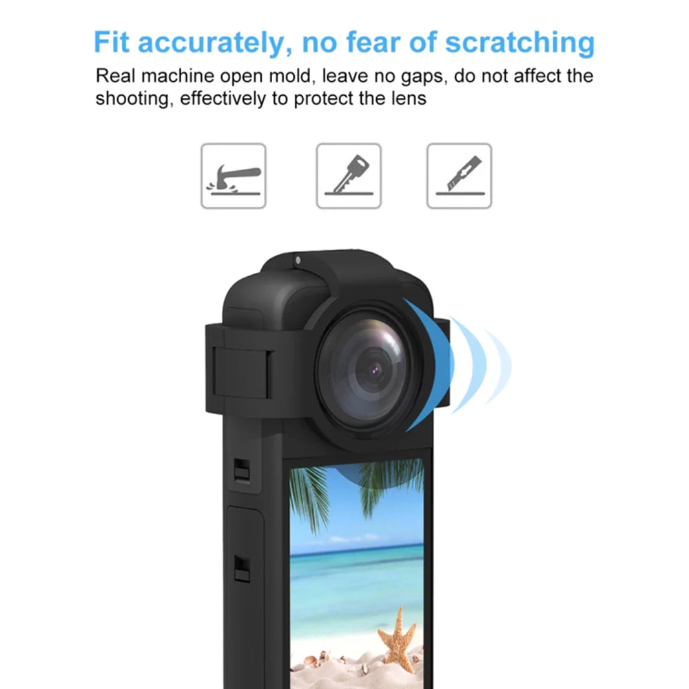 for - Lens Insta360 Cover X3 Compatible Camera Camera with Panoramic Protective