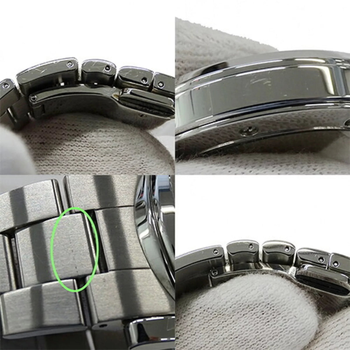 silver 101M Gucci watch Used black steel men's stainless quartz YA101309 chrono G GUCCI SS date