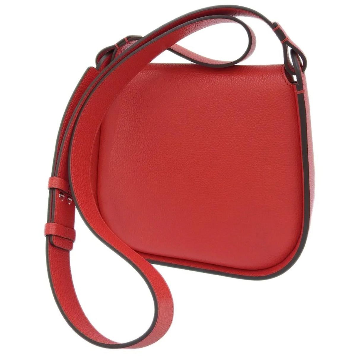 Giorgio Pre-Owned New) Shoulder Bag Red Leather (Like One Armani