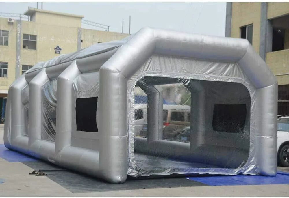 Mobile Inflatable 20x10x8 Paint Tent Spray Filter Booths Portable USA 2 System Car Booth CNCEST Paint FT
