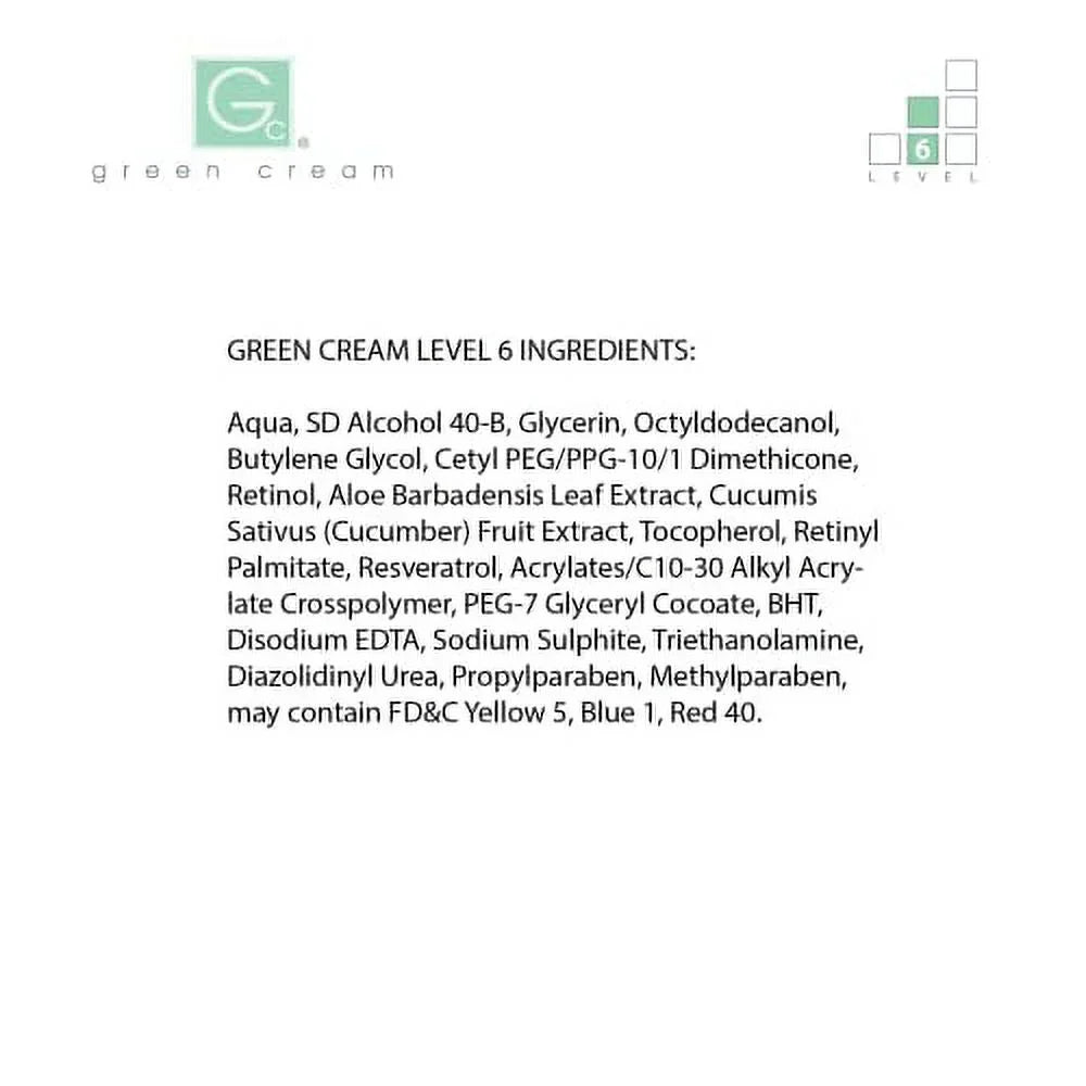 Cream Airless Ounce Pump, Retinol, Level Potency, 1 9, Green High