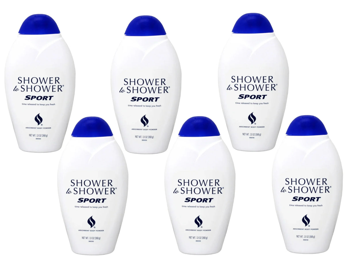 oz of Powder 6) Shower 13 Body (Pack Shower Sport, To