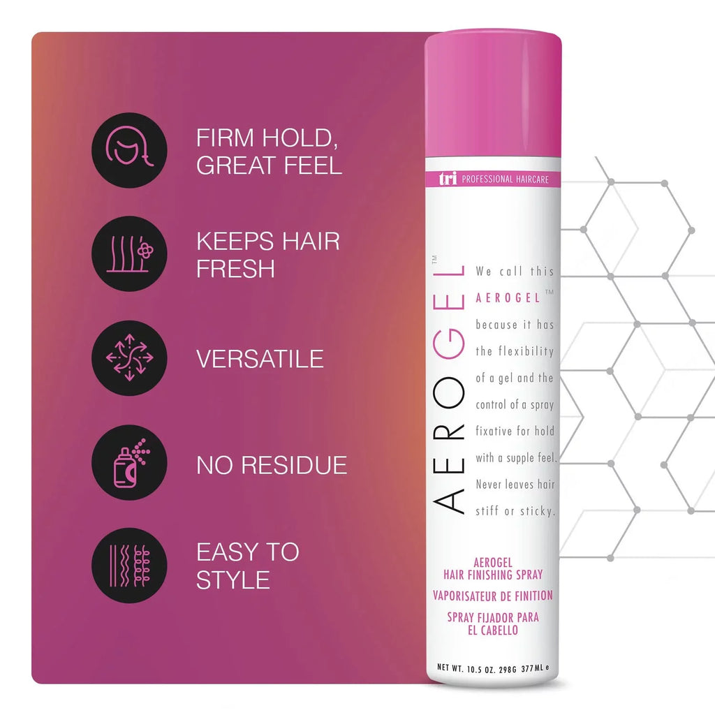 Oz 10.5 Hairspray, Tri Fl Aerogel Finishing Hair