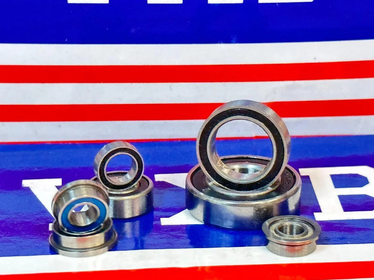 set Scale of Chrome Team Associated RC Steel 8 Bearing