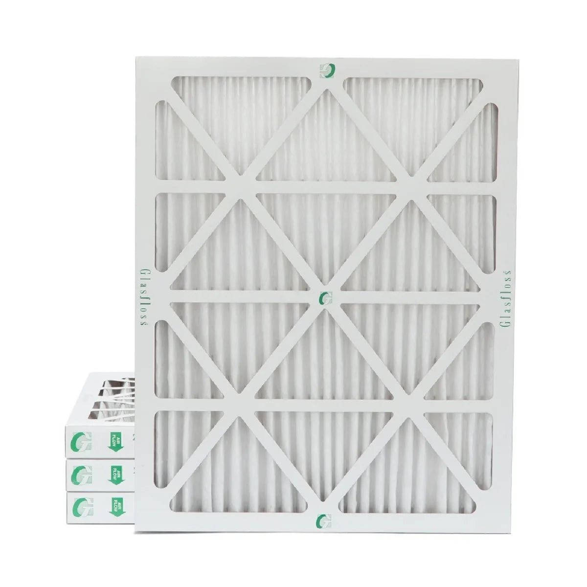 Filters. 1-3/4 17-1/2 ZL of x Pleated Glasfloss Furnace Air 10 x Exact 18x25x2 24-1/2 4. Box MERV AC Size: