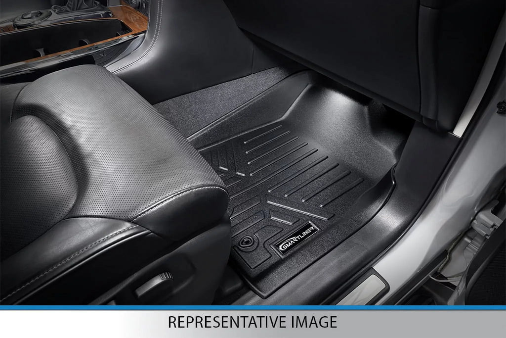 Fit SA0518 Liners Mat Custom Transit, Smartliner 2020-2021 Row Vinyl Flooring with for Black Floor First Ford