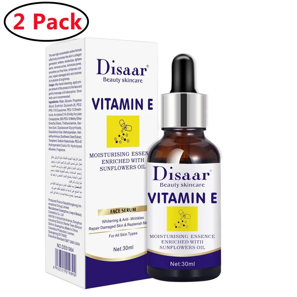 C with 10 & for Skin Moisturizing Pure Oil Fragrance Rosehip 2 Pack Oil Blend, Vitamin Therapy E, Face Facial