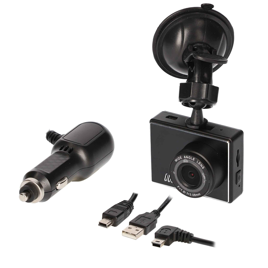 LCD TE-DVR1080 iBeam Suction Camera 2" w/ Dash Screen Mount Windshield 1080P