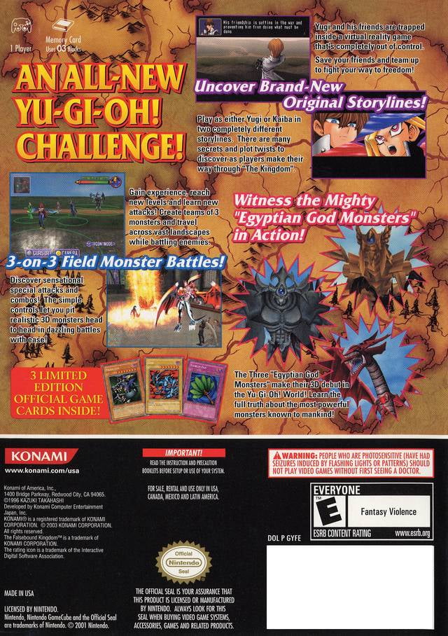The Kingdom Falsebound GameCube Yu-Gi-Oh! - Nintendo
