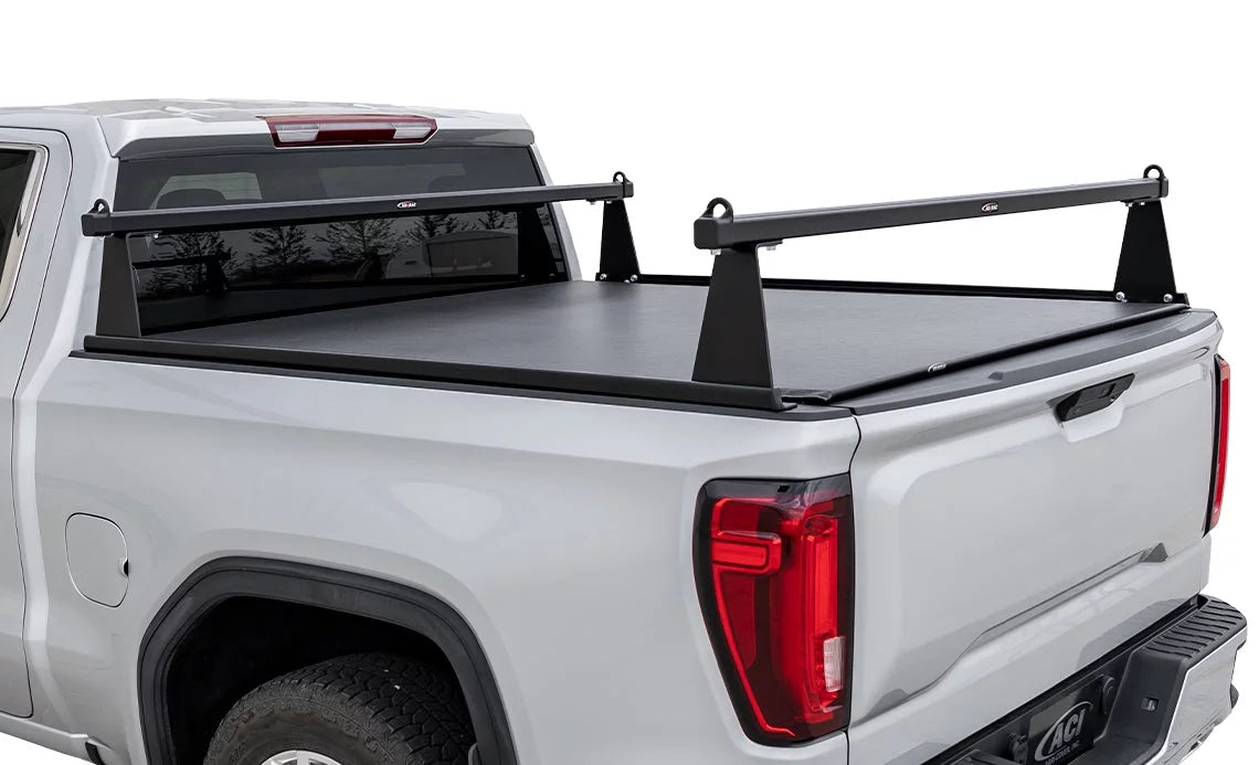 5' Bed M-series Sierra 1500 Matte F4020042 GMC Aluminum 2014-2018 Black Racks Fits Silverado Chevrolet ADARAC 8" Fits Truck