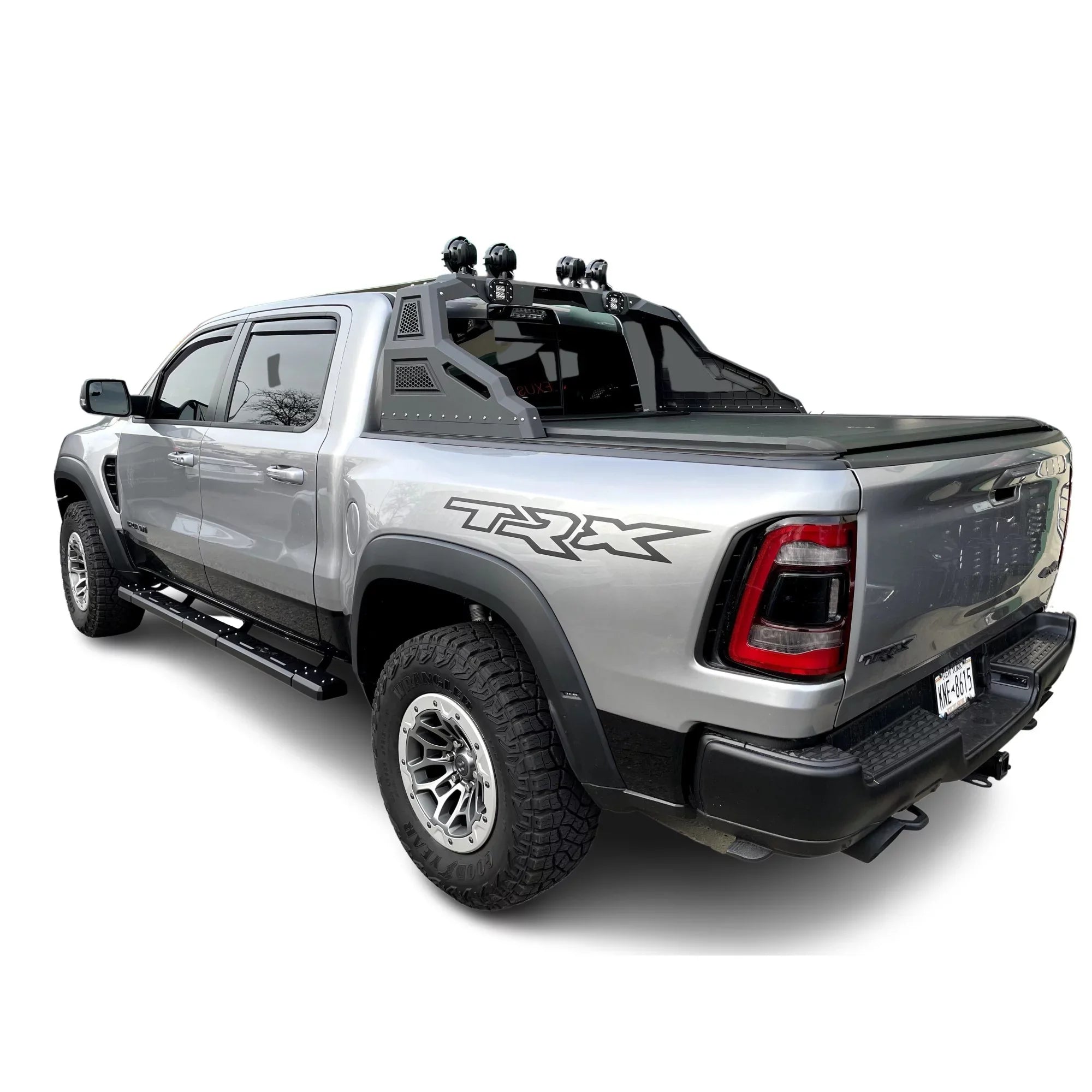 1500/07-22 Bed with Tundra 07-22 1500/04-22 1500/07-22 RL-B Ram VGRB-2265BK Silverado Chevrolet Bar Toyota Bar | Roll Dodge F-150/07-22 Ford Compatible Ram 1500/07-22 Black Sierra GMC Vanguard