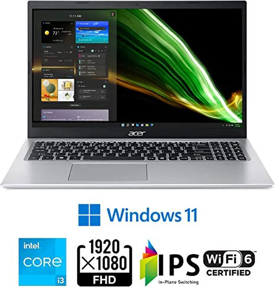 A515-56-33C0 5 ACER 128GB I3-1115G4 ASPIRE SILVER 15.6" FHD SSD - 4GB