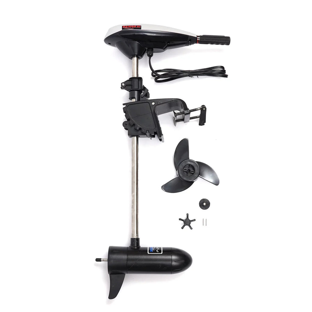 12V Boat Heavy Duty Electric Motor Engine 45LBS HANGKAI Trolling Motor Outboard