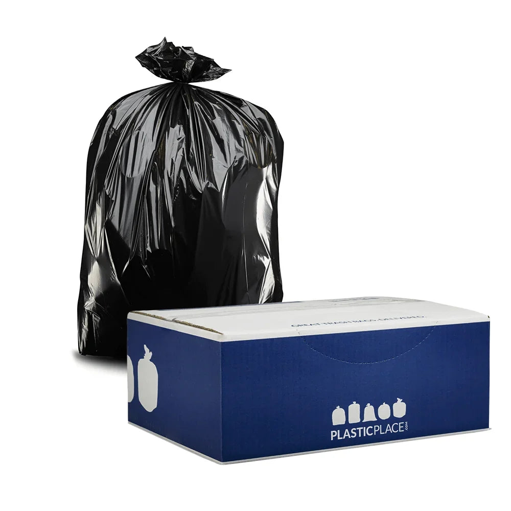 Count, Bags, Plasticplace Black 55-60 25 Contractor Gallon