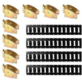 Wood - Sockets Track Pieces: Kit Rails Cargo 12 DC Track Mall Black 4 & E Shelving ft Beam E Track E