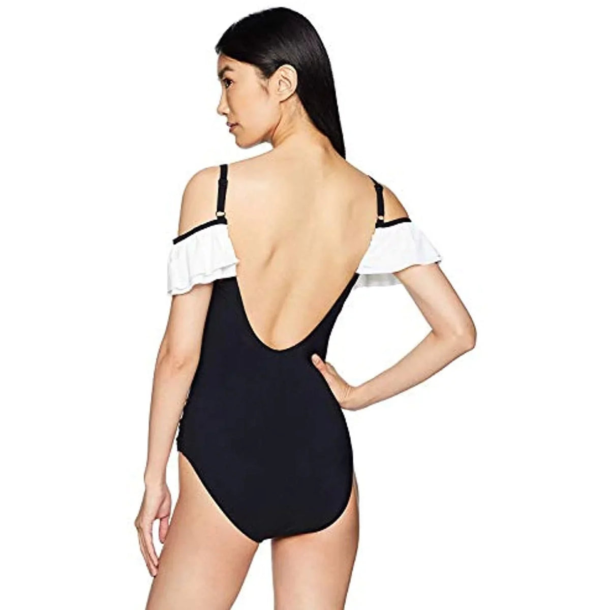 Tutti The Shoulder Piece Gottex Black/White, Off One Frutti 10 Swimsuit, by Women's Profile